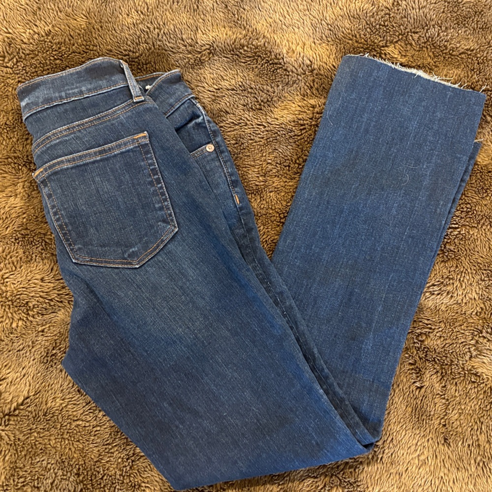 LOFT Dark Blue Women's Boot Cut Jeans